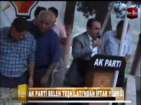 AK PARİ BELEN TEŞKİLATI İFTAR YEMEĞİ 8.GÜN HABER