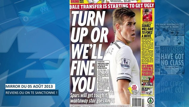 La guerre est déclarée entre Bale et Tottenham, le Barça tient le successeur de Valdés