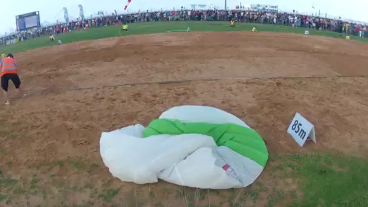 PARACHUTISME - CHAMPIONNATS DU MONDE DUBAI 2012 : Canopy Piloting - "3 décembre 2012 Saut 3"