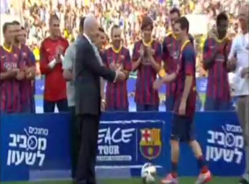 Barcelona'dan Tel Aviv'de barış antrenmanı