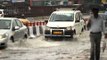 Rains bring relief to Delhi but with massive traffic jams