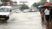 Monsoons in Delhi - Safdarjung road flooded