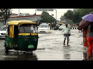Safdarjung comes to a halt as rains flood roads