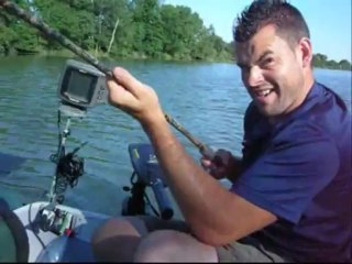 Silure à la bouillette sur la Saône (21), août 2013