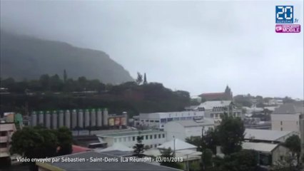 Cyclone Dumile à la Réunion: images de Saint-Denis