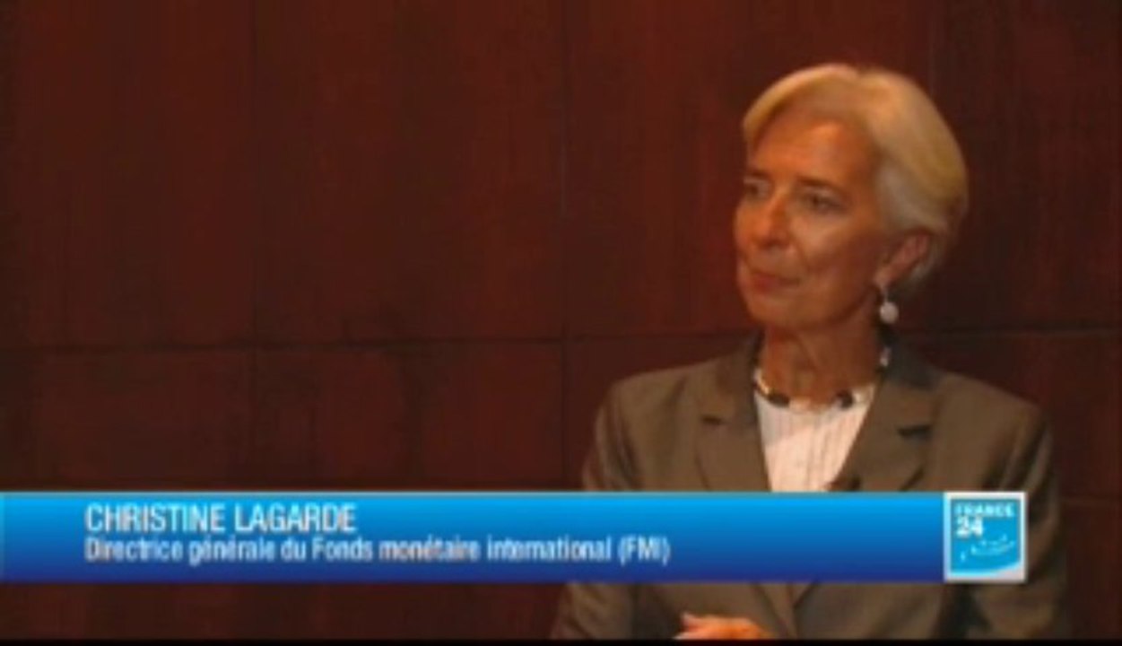 Christine Lagarde, directrice générale du FMI