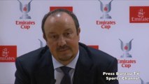 Rafael Benitez reaction to Arsenal vs Napoli