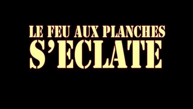 Feu aux Planches 2013 - Trailer
