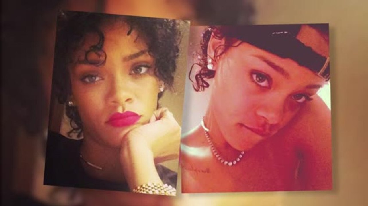 Rihanna mit kurzhaarfrisur