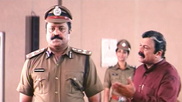 Bharat Chandra full movie - Part 5-10 - I.G Attend Phone Call From C.M - Suresh Gopi, Sreya Reddy