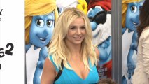 Britney Spears Busting Out and Katy Perry In Sexy Dress At Smurfs 2 Premiere