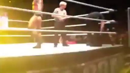 WWE - Randy Orton Gets Attacked By a Crazy Fan & Punched in the Balls
