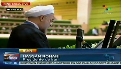 Comunidad internacional testifica asunción al poder de Hasan Rohani