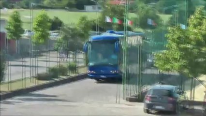 CITTACELESTE.IT - Arrivo SS Lazio al campo di Fiuggi