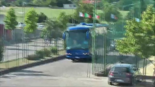 CITTACELESTE.IT - Arrivo SS Lazio al campo di Fiuggi