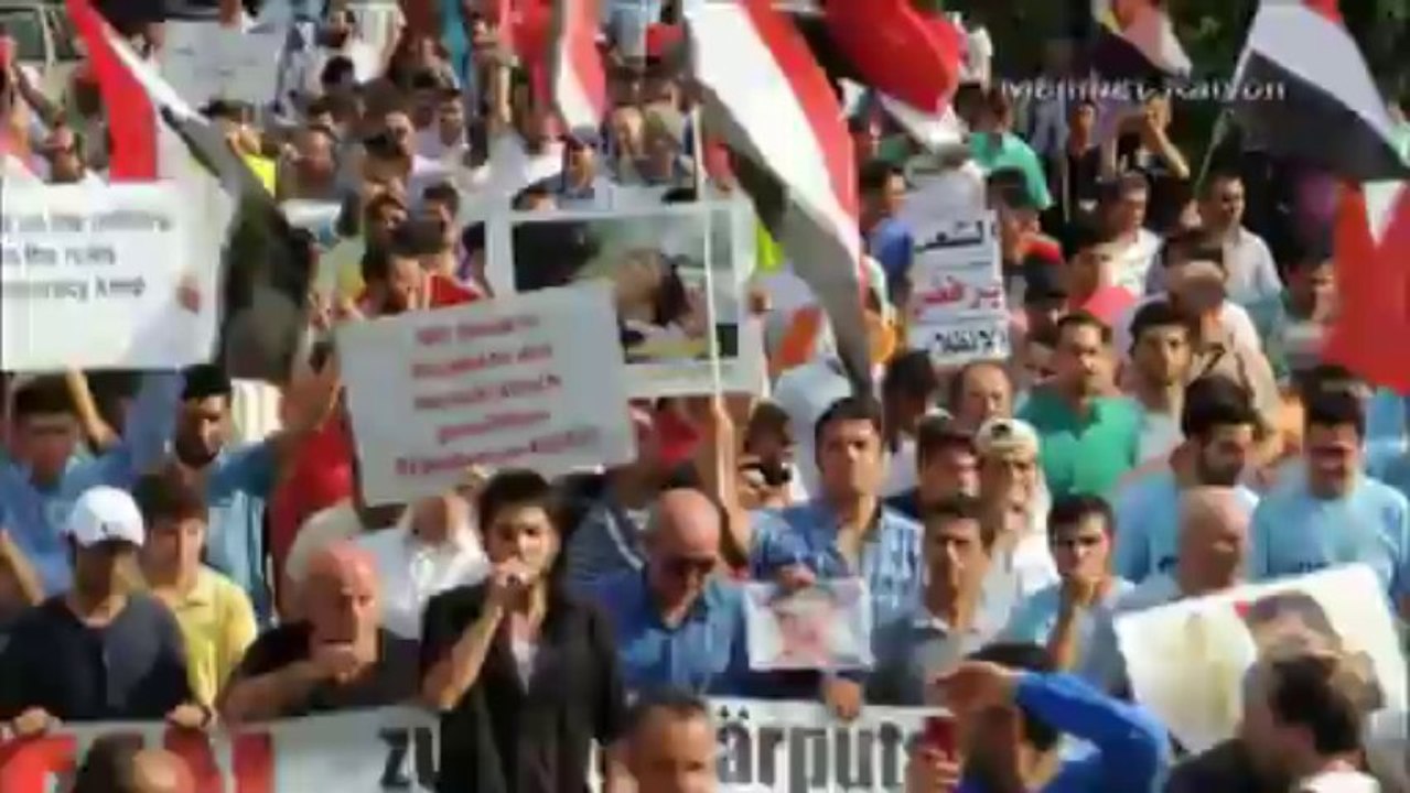 Demo für Ägypten in Berlin M.Kalyon  Aug.2013