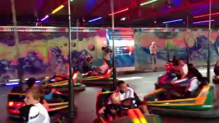 Les joueurs du RSC Anderlecht à la Foire du Midi