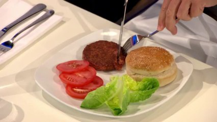 Le premier steak créé "in vitro" dégusté à Londres