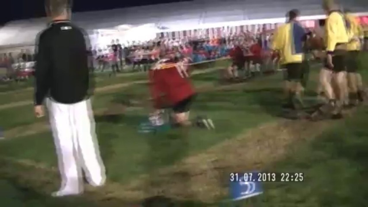 Touwtrek finale heren ongetraind op de trekkertrek familiedag