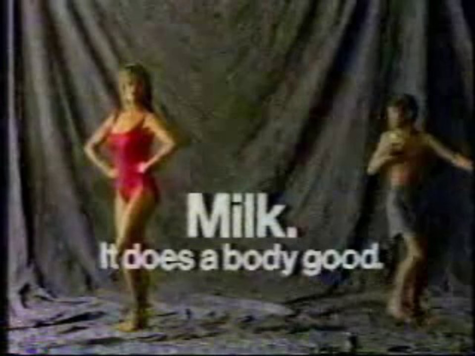 Commercial - But I'm Drinking Milk - Boy Fawns on Swimsuit Girl