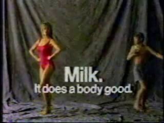 Commercial - But I'm Drinking Milk - Boy Fawns on Swimsuit Girl