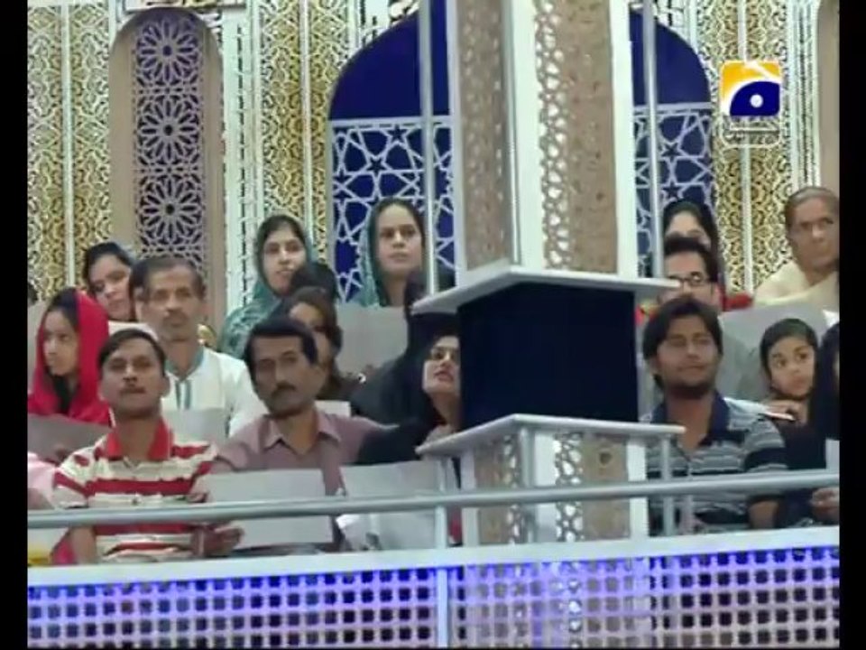 26th Iftari Charind Parind Part 1 in Amaan Ramazan with Aamir Liaquat 1434h 5-8-2013 -002