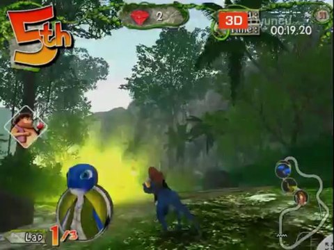 3D Aslan Max Dinoterra - 3D Oyunlar - 3D Çizgi Film Oyunları