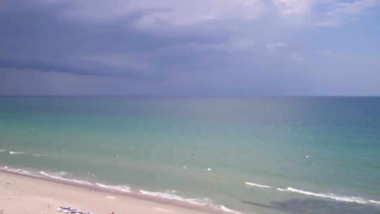 a nice video of the ocean beach