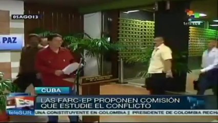 FARC proponen comisión que estudie el conflicto