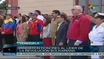 Honores al comandante Chávez para recordar 5 meses de su partida