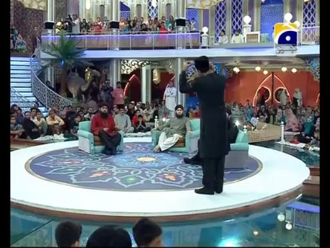 27th Sehri Shab e Amaan Part 3 in Amaan Ramazan with Aamir Liaquat 1434h 6-8-2013 -003