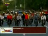(Vídeo) Maduro, Pérez Pirela, Villegas, el  potro  y Winston llegaron en bici al diálogo bolivariano