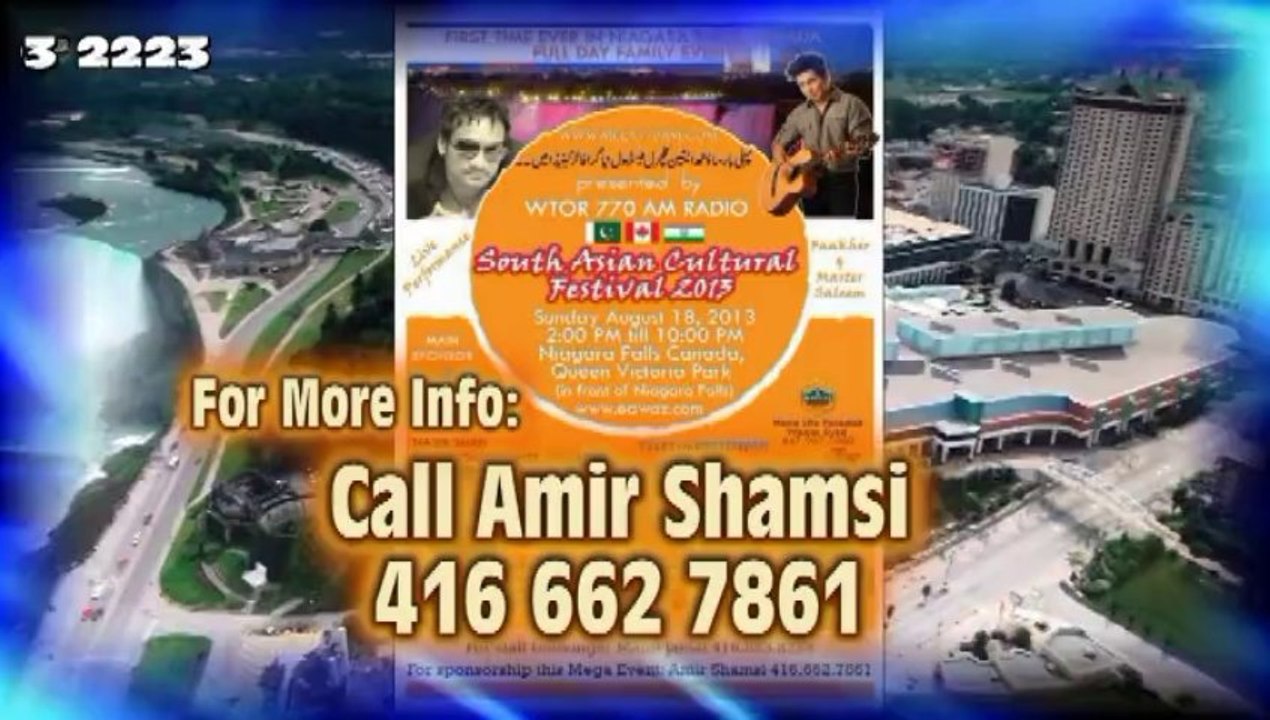 FIRST SOUTH ASIAN CULTURAL  FESTIVAL IN NIAGARA FALL, CANADA AD 1