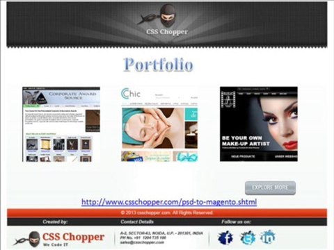 PSD to Magento Development Service By CSS Chopper