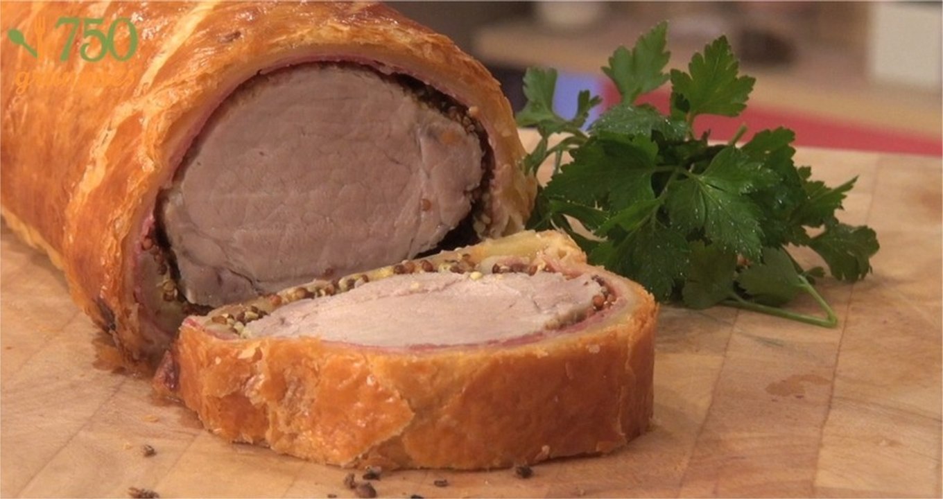 Recette de Filet mignon de porc en croûte - 750 Grammes
