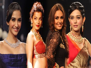 Celebrities Walk At IIJW 2013 Ramp Day 1