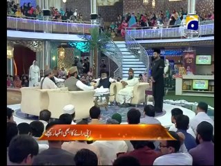 27th Sehri Shab e Amaan Part 5 in Amaan Ramazan with Aamir Liaquat 1434h 6-8-2013 -005
