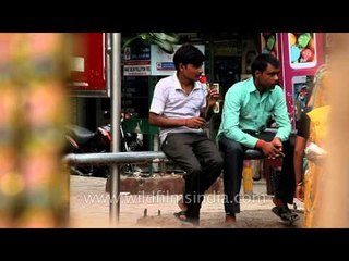 A man waiting for his Valentine, in NOIDA!