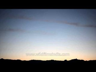 Time lapse : First look of a morning rays