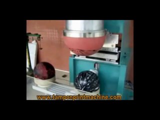 single color pvc ball pad printer