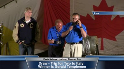 Festa Italiana 2013 - Day Two - BIggest Tomato & Trip To Italy Winners