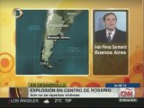 Una fuerte explosión se registró en el centro de Rosario