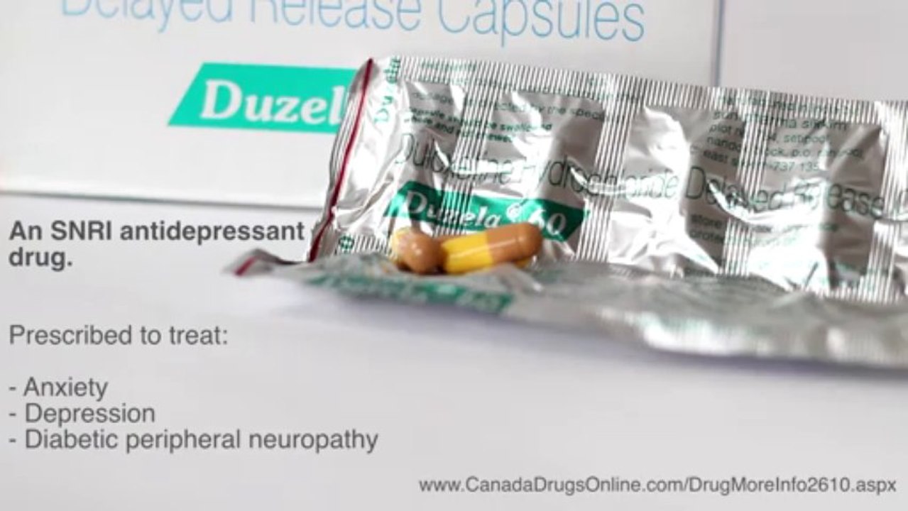 Generic version of Cymbalta for depression, Duloxetine, Duzela