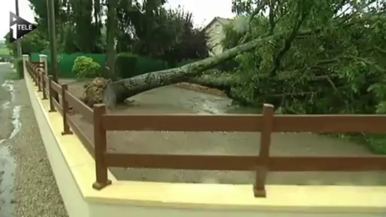 Violents orages en Bourgogne
