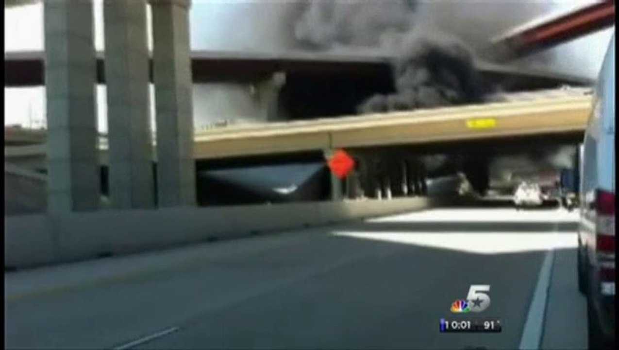 Accident d'un camion sur l'autoroute 161