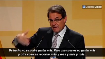 Artur Mas: "Nuestro objetivo es que no podrá haber recortes adicionales"