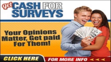 get free money for doing surveys
