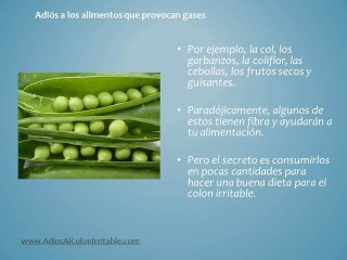 Dieta para el colon irritable
