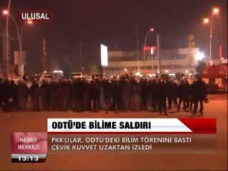 ODTÜ'DE BİLİME SALDIRI