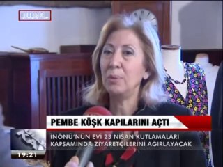 PEMBE KÖŞK KAPILARINI AÇTI.